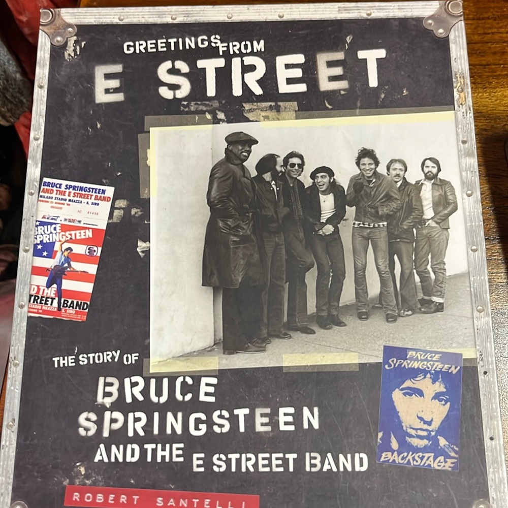 GREETINGS FROM E STREET STORY OF BRUCE SPRINGSTEEN & BAND ~ SLIPCASE W/INSERTS